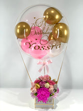 Load image into Gallery viewer, Personalized Bubble Balloon with Flora Berry Bouquet
